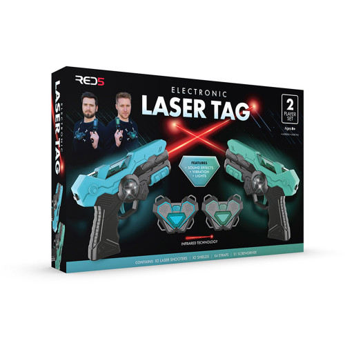RED5 Electronic Laser Tag Game Set Packaging Detail