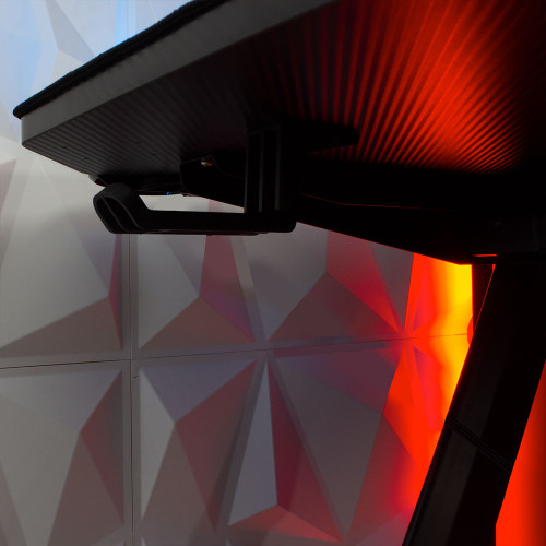 X ROCKER Jaguar RGB Gaming Desk 150cm Wide PC Table LED Lights