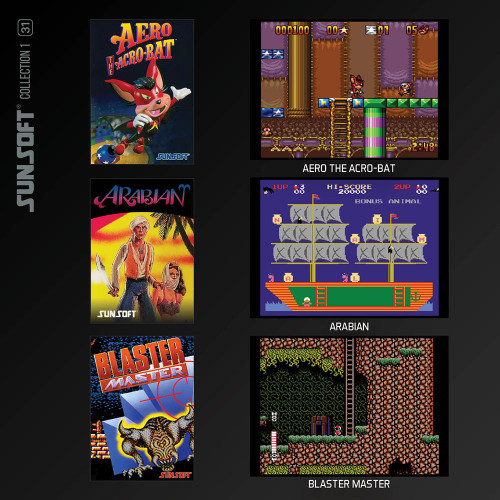 Evercade Sunsoft Collection 1 Cartridge