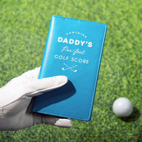Personalised Golf Score Card Holder