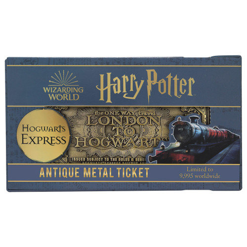 Harry Potter Metal Hogwarts Express Train Ticket - Only 9995 Worldwide