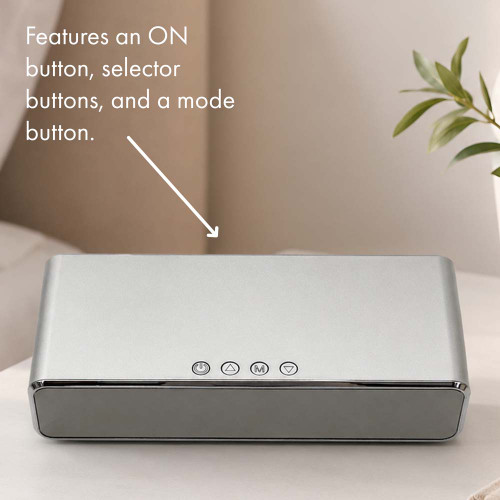 RED5 Wireless Charging Silver Alarm Clock