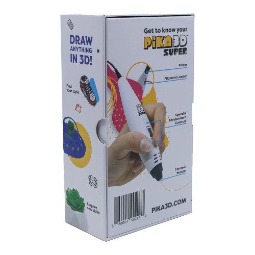 Pika3D Super 3D Printing Pen and Filament Starter Set