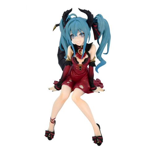 Vocaloid Hatsune Miku Villain Red Colour Noodle Stopper 6" Figure