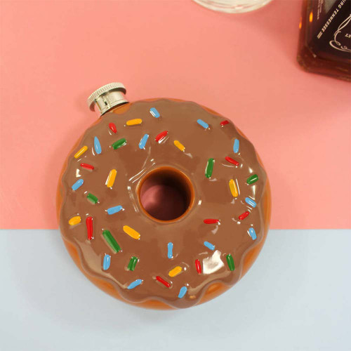 Donut Shaped Hipflask