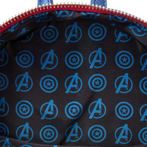 Marvel Captain America Metallic Loungefly Backpack