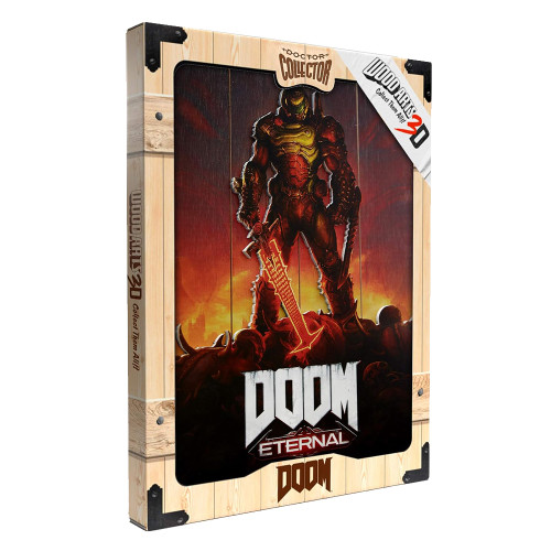 Doom Eternal Collectable Wall 3D Wood Art