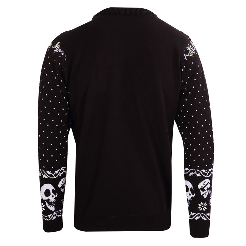Corpse Bride Skull Christmas Jumper