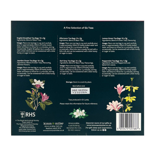RHS Tea Selection