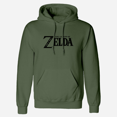 The Legend of Zelda Logo and Shield Hoodie