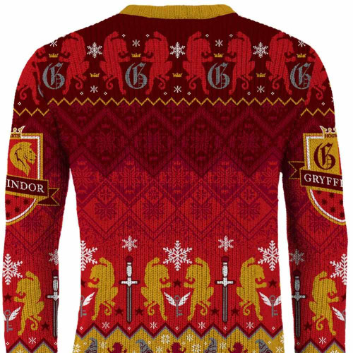 Gryffindor House Crest Christmas Jumper