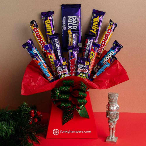 Deluxe Christmas Cadbury Chocolate Bouquet