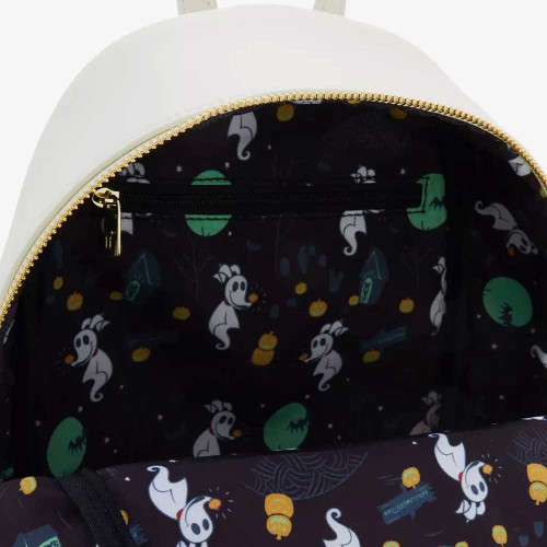 Disney The Nightmare Before Christmas Glow in the Dark Zero Loungefly Mini Backpack