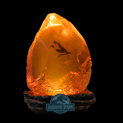 Jurassic Park Mosquito in Amber Lamp