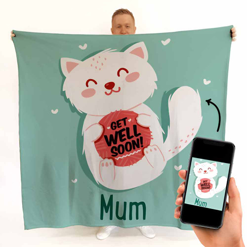 Personalised Create Your Own Fleece Blanket
