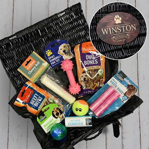 Personalised Dog Treat Hamper