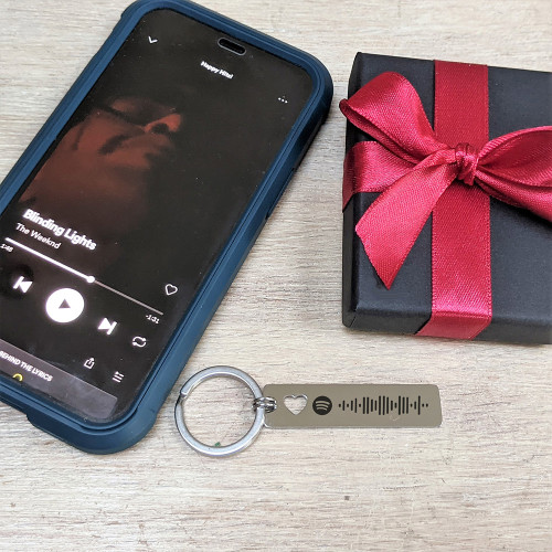 Personalised Spotify Keyring