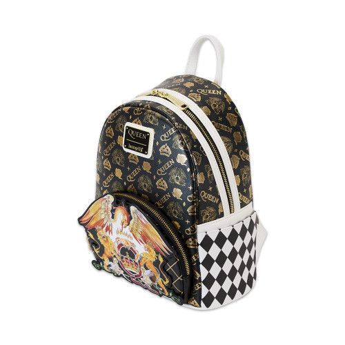 Queen Logo Crest Loungefly Mini Backpack