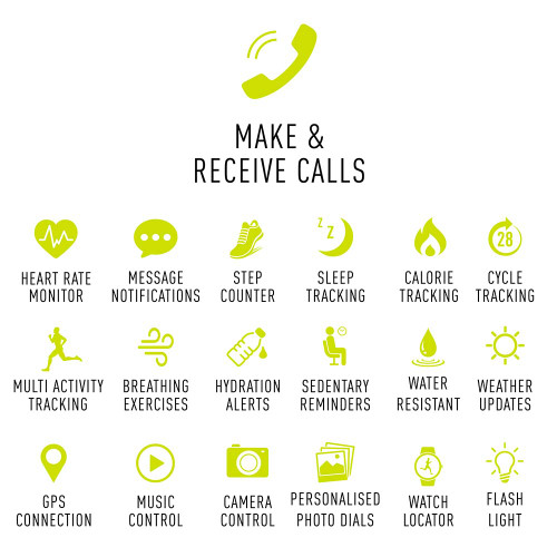 Reflex Active Series 14 Smart Calling Watch