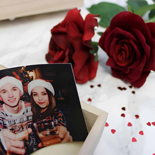 Personalised Love Photo Keepsake Box