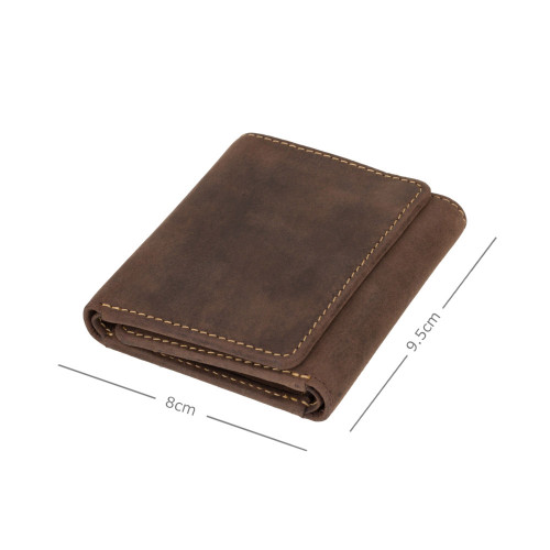 Visconti Apache RFID Cash & Card Wallet - Oil Brown