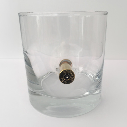 Machine Gun Bullet Whiskey Glass