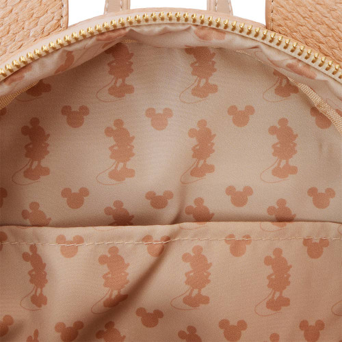 Disney's Mickey Straw Loungefly Mini Backpack
