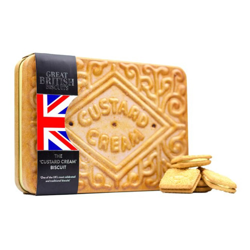 Custard Cream Biscuit Tin