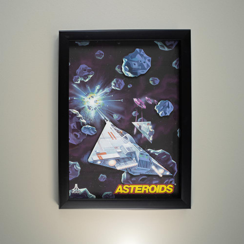 Atari: Asteroids 3D Wall Art