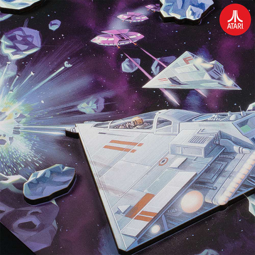 Atari: Asteroids 3D Wall Art