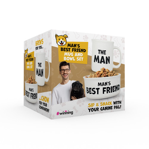 Man's Best Friend Mug & Bowl Set