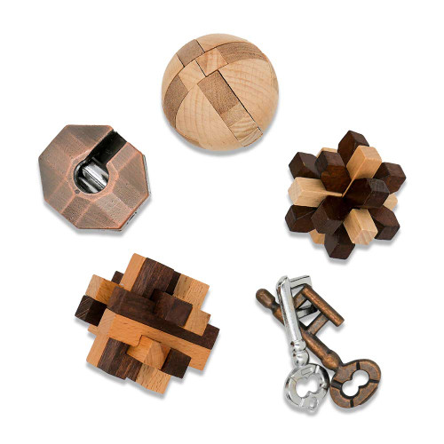 True Genius Curated Collection Wooden Puzzles