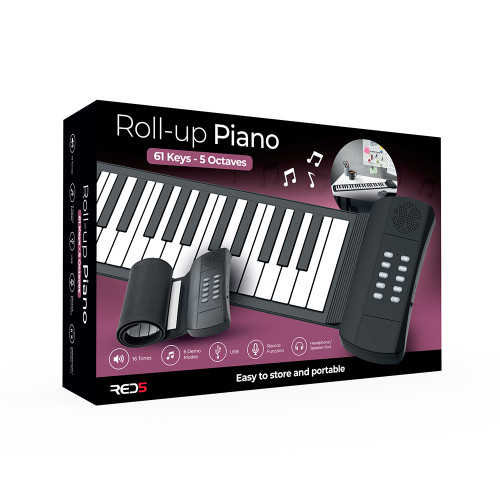 RED Roll Up Piano