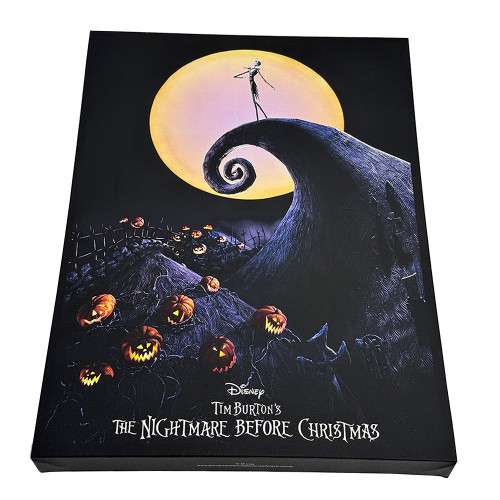 Nightmare Before Christmas Spiral Hill Light Up Canvas