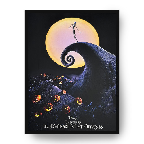 Nightmare Before Christmas Spiral Hill Light Up Canvas