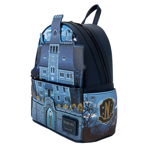 Wednesday Nevermore Academy Loungefly Mini Backpack