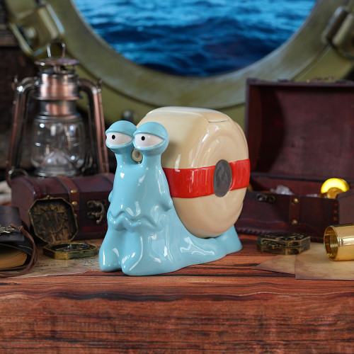 One Piece Transponder Snail Ceramic Teapot