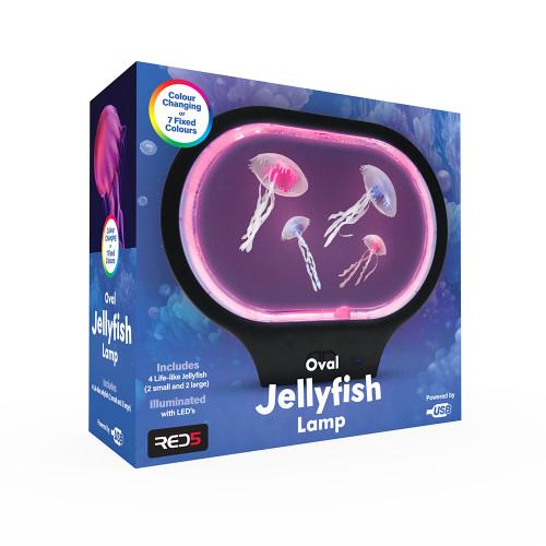 RED5 Oval Jelly Fish Lamp - Only at Menkind!