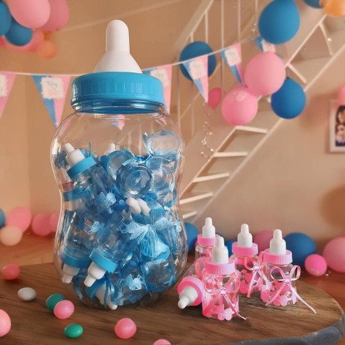 Gender Reveal Bottle Set Pink