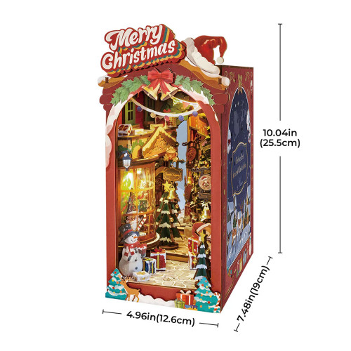 Christmas Winter Street Book Nook Kit