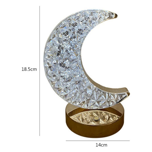 Moon Crystal LED Lamp