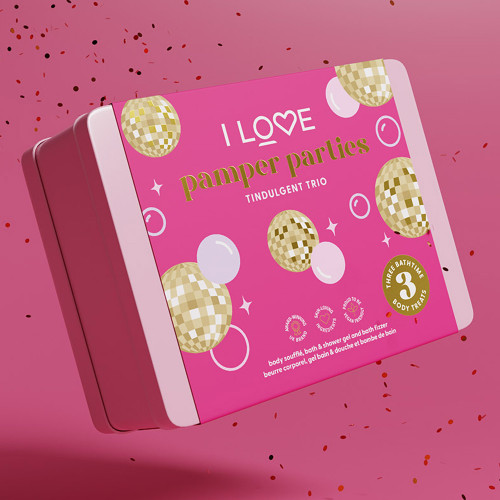I LOVE Cosmetics Pamper Parties Tindulgent Trio