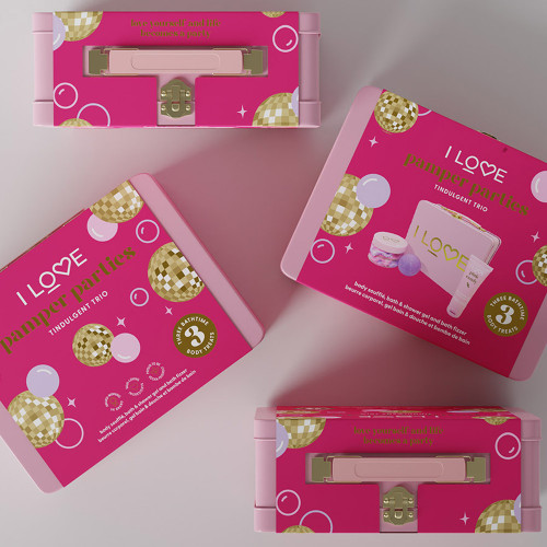 I LOVE Cosmetics Pamper Parties Tindulgent Trio
