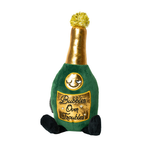 “Bubbles Over Troubles” Champagne Punchkin Toy