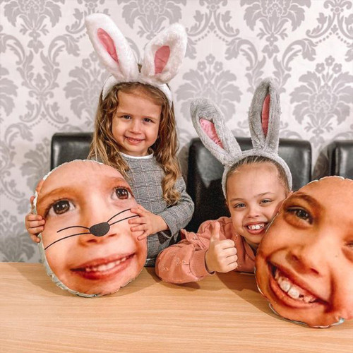 Personalised Miss Me Too Much Mush Cush Cushion