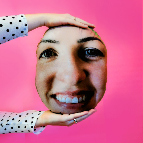 Personalised Miss Me Too Much Mush Cush Cushion