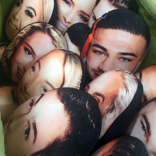 Personalised Miss Me Too Much Mush Cush Cushion