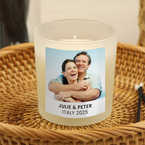 Personalised Photo Scented Candle
