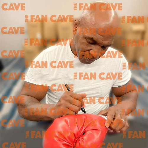 Mike Tyson Signed Red Everlast Glove Iconic - Framed