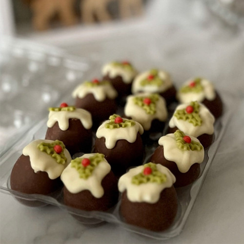 Caramel Christmas Puddings Set of 12
